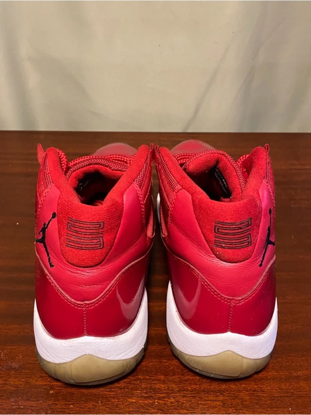 Jordan 11 Retro High Win Like ’96 Gym Red Sneakers Mens 10